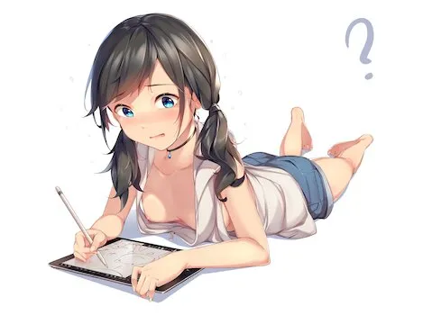 おさげ美少女おっぱい